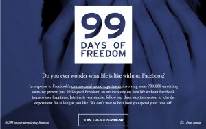 "¿Te puedes resistir?", pregunta con sorna la iniciativa 99 Days of Freedom | Imagen: Captura de pantalla